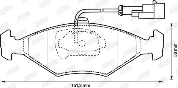 Brake Pad Set, disc brake (573109J)