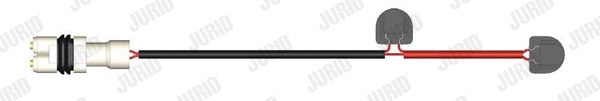 Warning Contact, brake pad wear (581458)