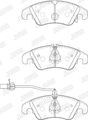 Brake Pad Set, disc brake (573247JC)