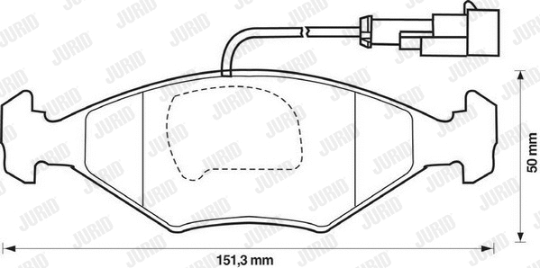Brake Pad Set, disc brake (571917J)