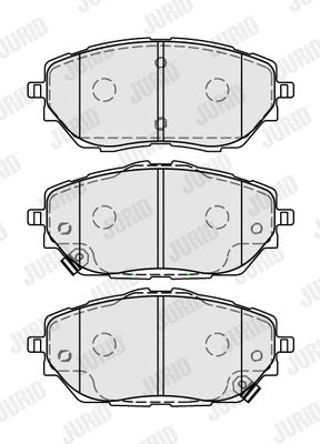 Brake Pad Set, disc brake (573884J)