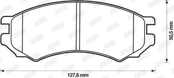 Brake Pad Set, disc brake (571400J)
