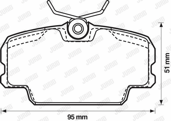 Brake Pad Set, disc brake (571559J)