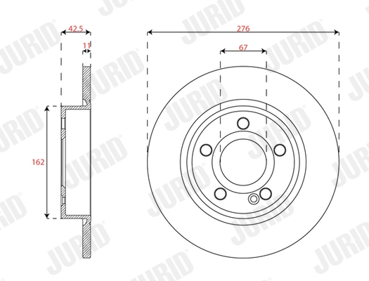 Brake Disc (563667JC)