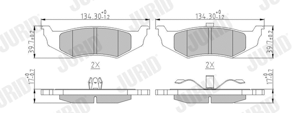 Brake Pad Set, disc brake