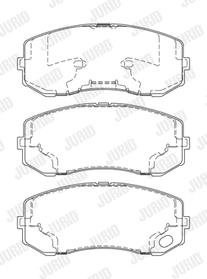 Brake Pad Set, disc brake (573752J)