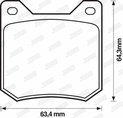 Brake Pad Set, disc brake (571208J)