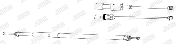 Cable Pull, parking brake (432873J)