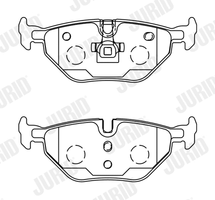 Brake Pad Set, disc brake (571960J)