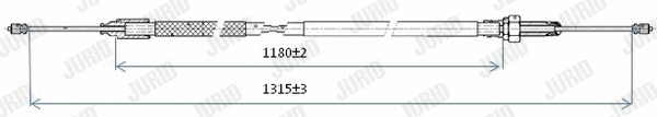 Cable Pull, parking brake (432414J)