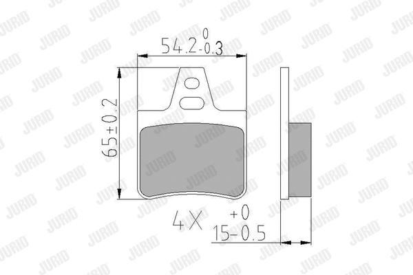 Brake Pad Set, disc brake (571363J)