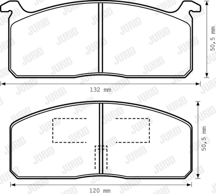 Brake Pad Set, disc brake (572326J)