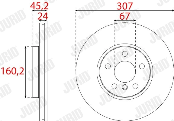 Brake Disc (563267JC-1)