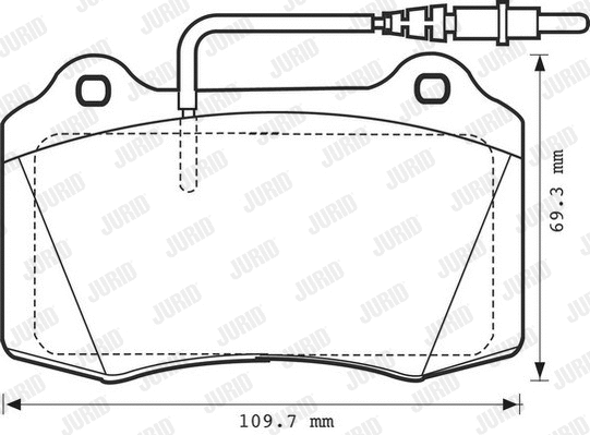 Brake Pad Set, disc brake (571999J)