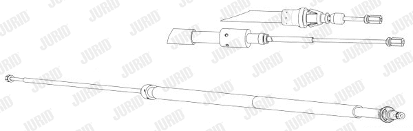 Cable Pull, parking brake (432963J)