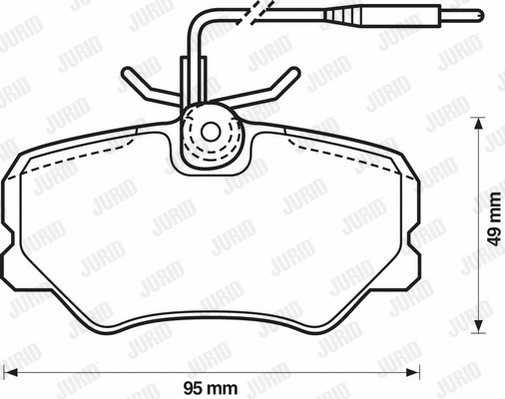 Brake Pad Set, disc brake (571359J)