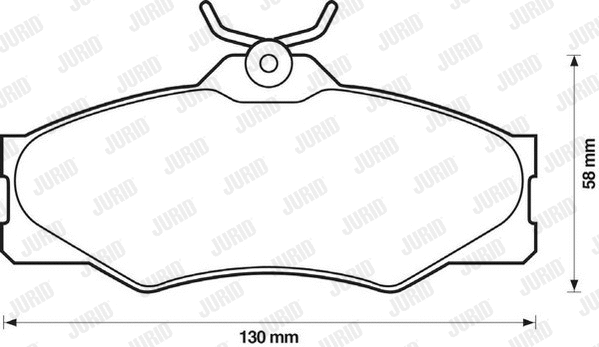 Brake Pad Set, disc brake (571380D)