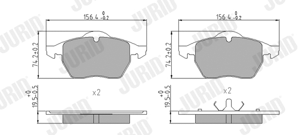 Brake Pad Set, disc brake