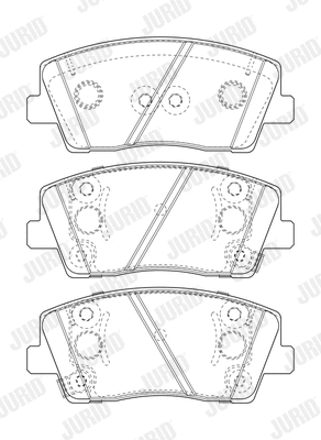 Brake Pad Set, disc brake (573820J)