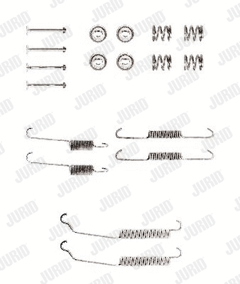 Accessory Kit, brake shoes