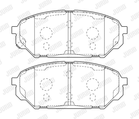 Brake Pad Set, disc brake (573394J)