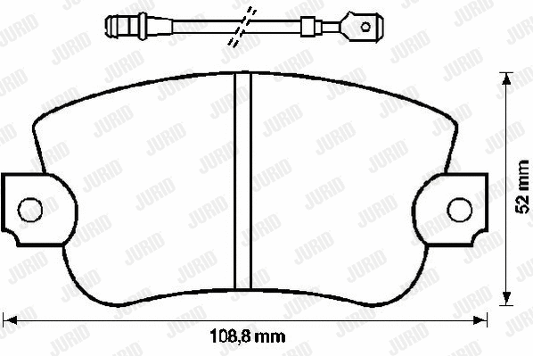 Brake Pad Set, disc brake (571223J)