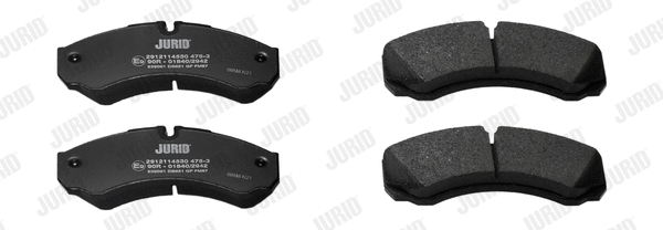 Brake Pad Set, disc brake (2912114530)