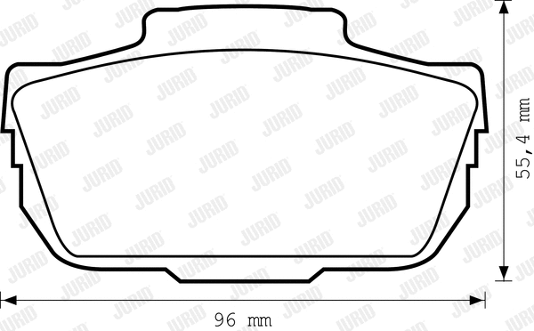Brake Pad Set, disc brake (571812J)