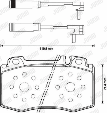 Brake Pad Set, disc brake (573152J)