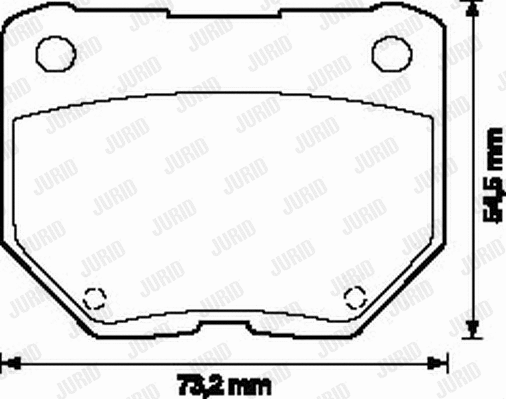 Brake Pad Set, disc brake (572110J)