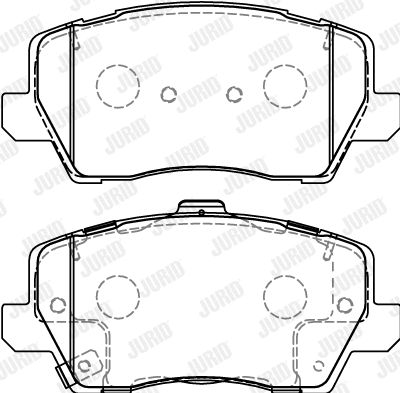 Brake Pad Set, disc brake (573812J)
