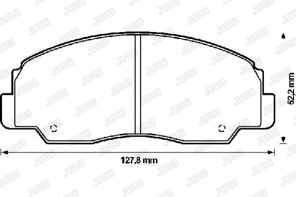 Brake Pad Set, disc brake (572294J)