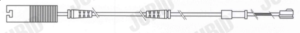Warning Contact, brake pad wear (FWI358)