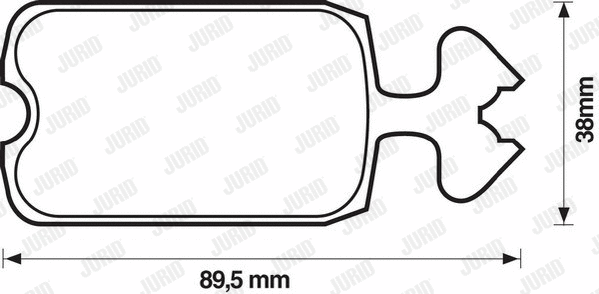 Brake Pad Set, disc brake (571210J)