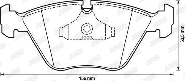 Brake Pad Set, disc brake (571355D)