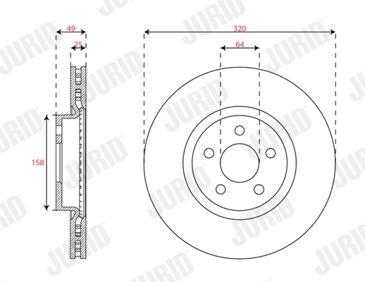 Brake Disc (563710JC)
