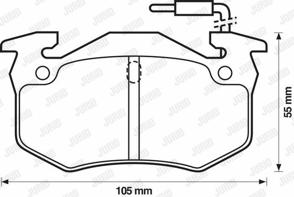 Brake Pad Set, disc brake (571302J)
