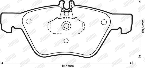 Brake Pad Set, disc brake (571876J)