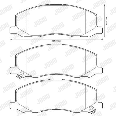 Brake Pad Set, disc brake (573326JC)