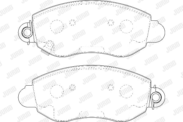 Brake Pad Set, disc brake (573015D)