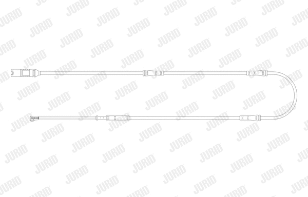 Warning Contact, brake pad wear (581488)