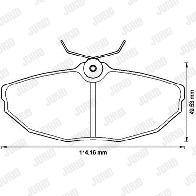 Brake Pad Set, disc brake (573237JC)