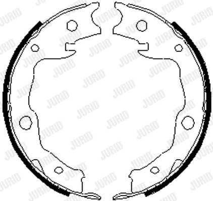 Brake Shoe Set, parking brake (362635J)