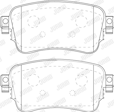 Brake Pad Set, disc brake (573863J)