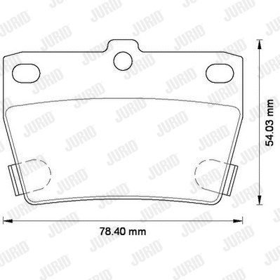 Brake Pad Set, disc brake (572488J)