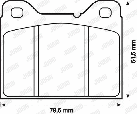 Brake Pad Set, disc brake (571235J)