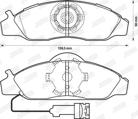 Brake Pad Set, disc brake (572416J)