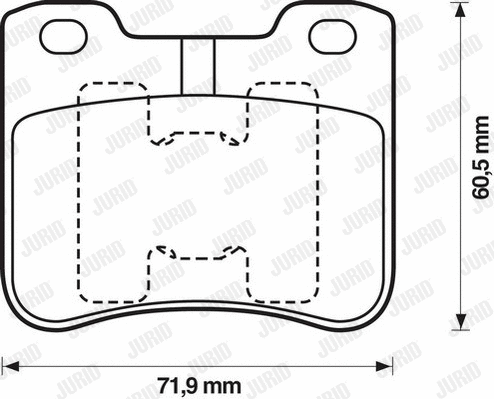 Brake Pad Set, disc brake (571912J)