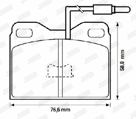 Brake Pad Set, disc brake (571322J)
