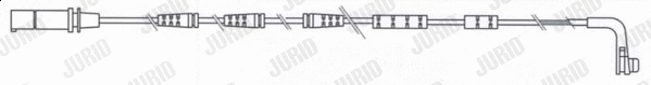 Warning Contact, brake pad wear (581473)